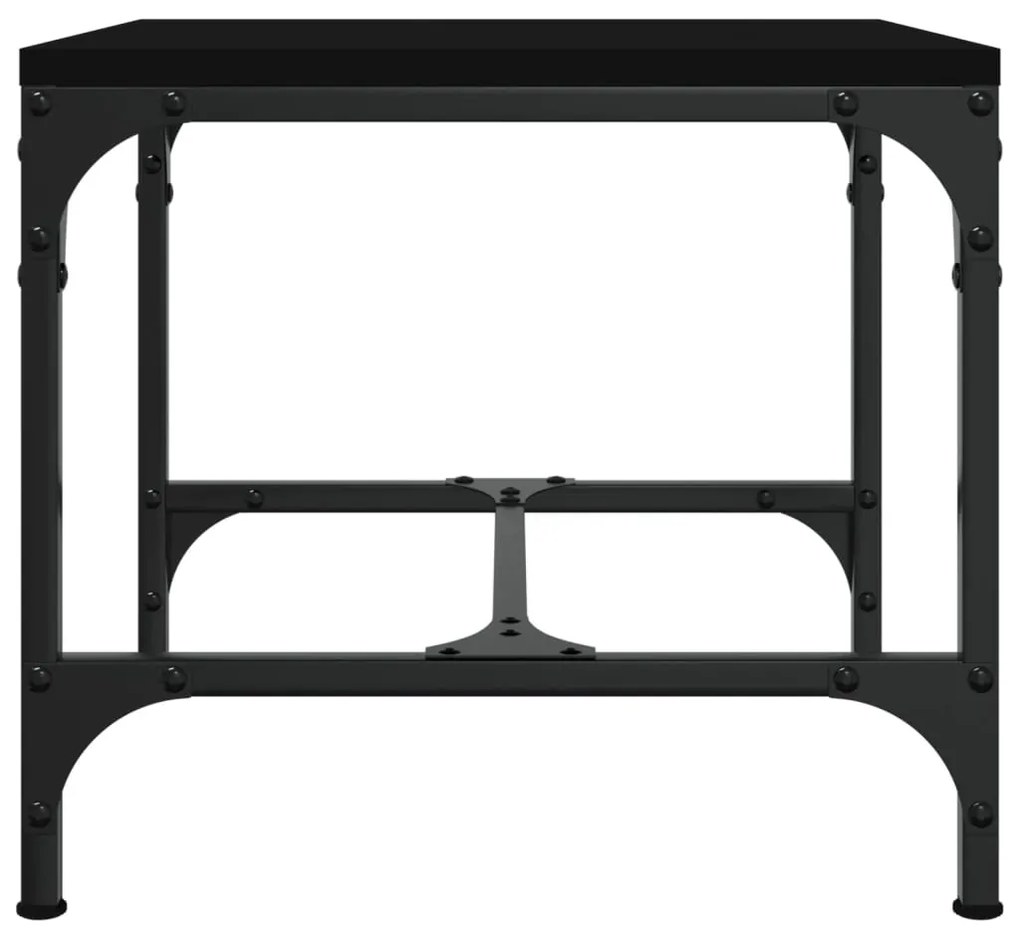 Mesa de apoio 40x40x35 cm derivados de madeira preto