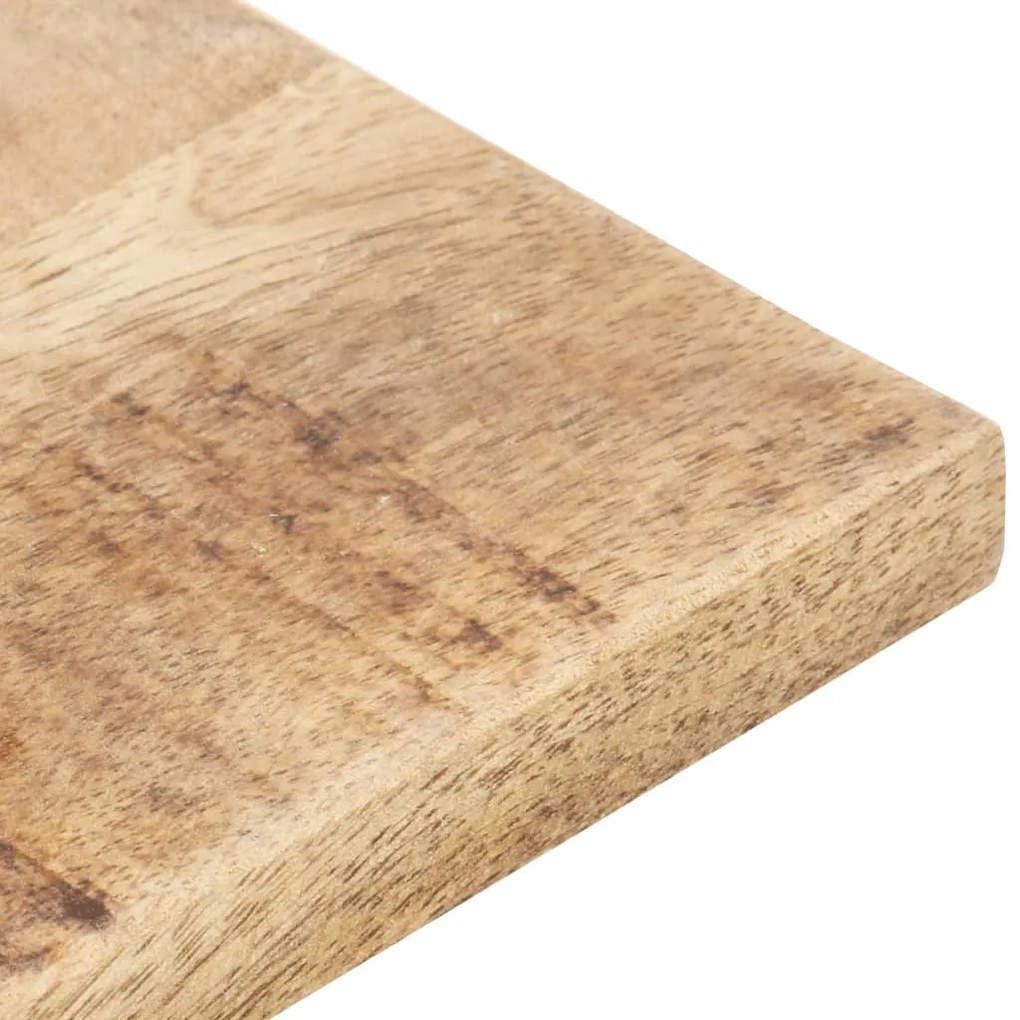 Tampo de mesa madeira de mangueira maciça 15-16 mm 90x70 cm