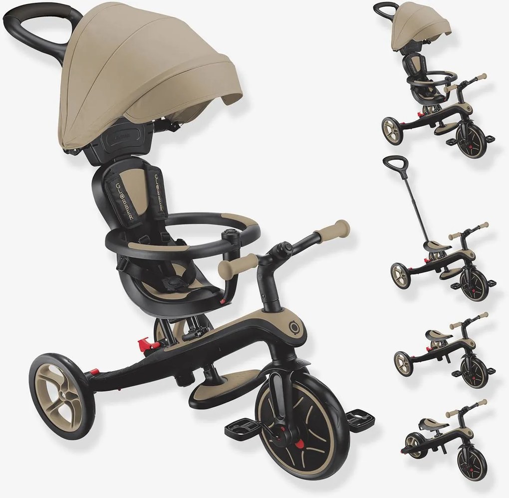 Triciclo evolutivo Explorer V3 4 em 2 GLOBBER bege
