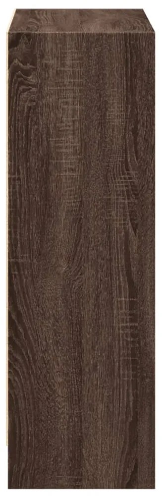 Estante 60x24x76 cm derivados de madeira carvalho castanho