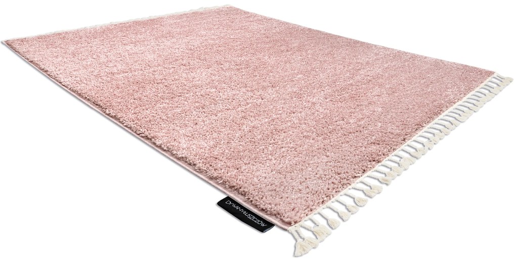 Tapete BERBER 9000 rosa Franjas berbere marroquino shaggy - PRODUTO DE SEGUNDA GRAU
