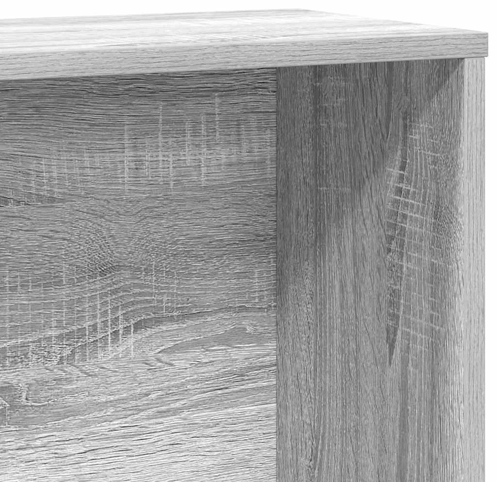 Estante 60x24x120 cm derivados de madeira cinzento sonoma