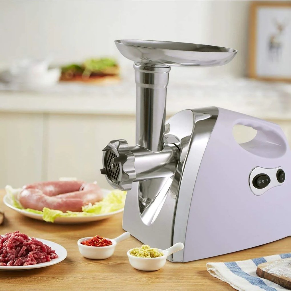 Moedor Picadora de Carne 1200W com 3 Lâminas