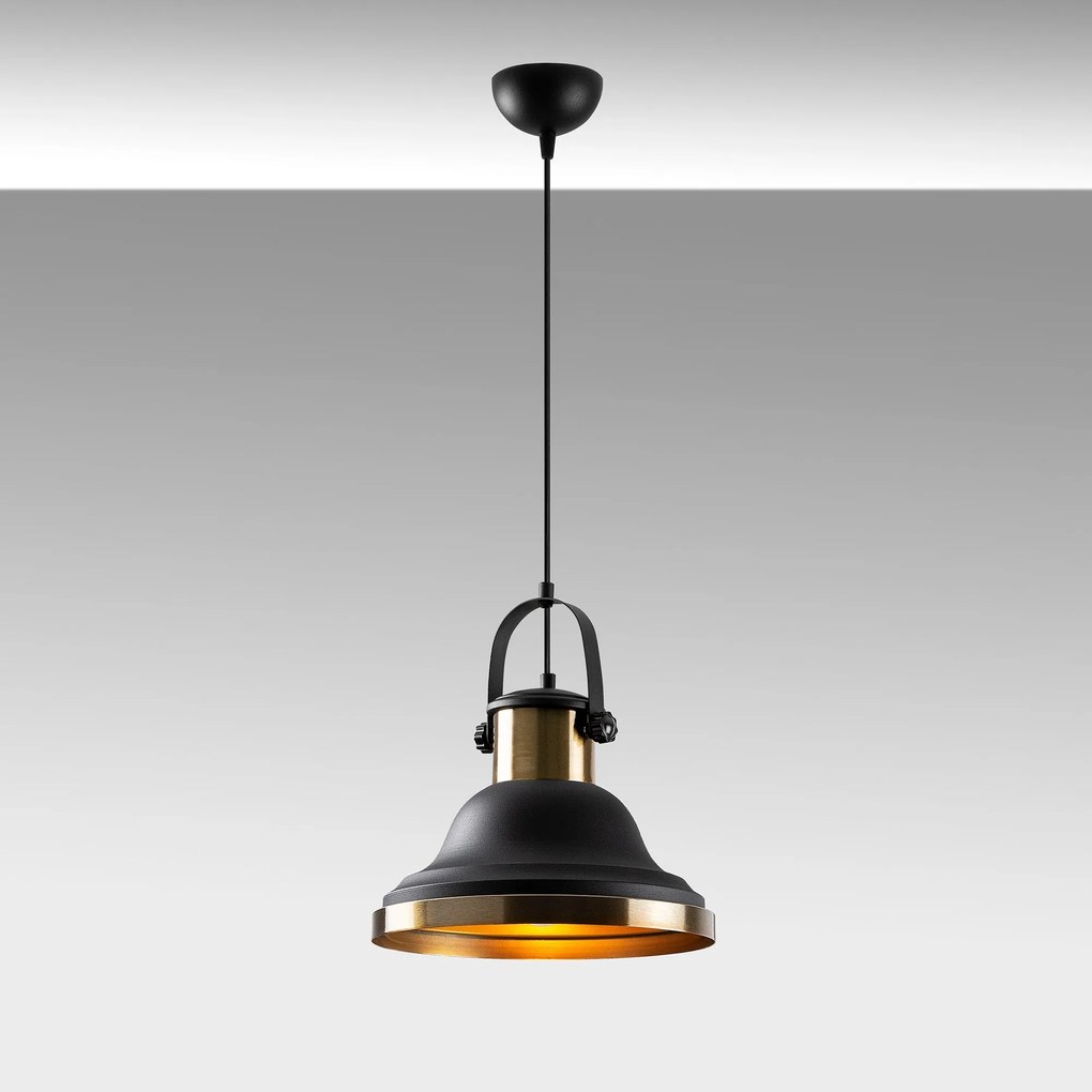 Candeeiro Chandelier Dodo – Preto – 30 x 30 cm