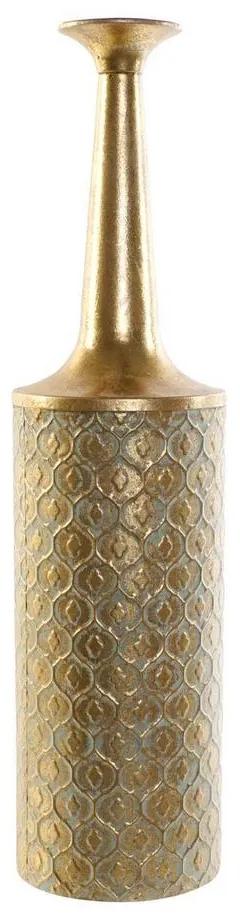 Vaso DKD Home Decor Dourado Metal Árabe (14.5 x 14.5 x 60 cm)