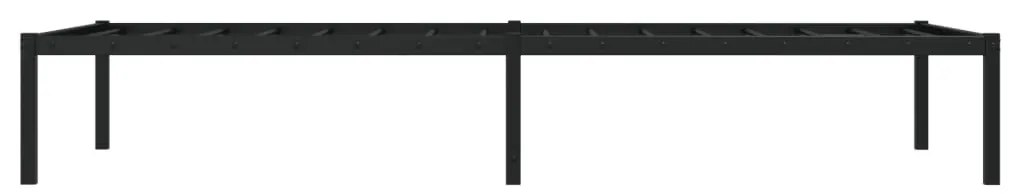 Estrutura de cama metal 90x190 cm preto