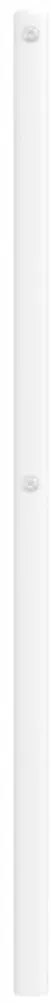 Cabeceira de cama 80 cm metal branco