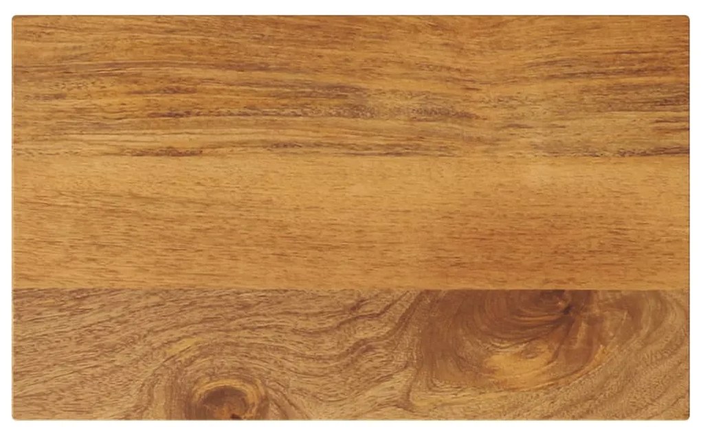 vidaXL Tampo de mesa retangular 60x40x3,8 cm mangueira maciça