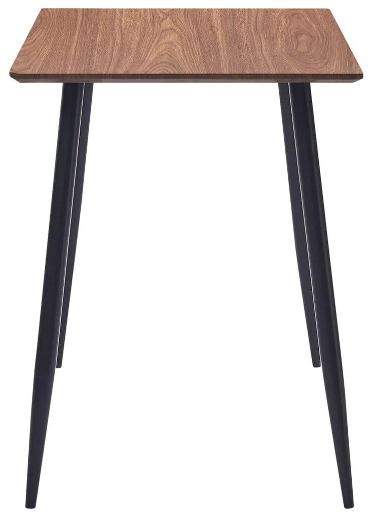 Mesa de jantar 120x60x75 cm MDF castanho