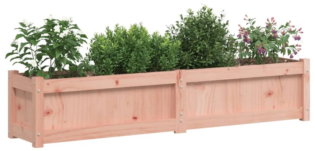 Vasos/floreiras de jardim 2 pcs madeira de douglas maciça