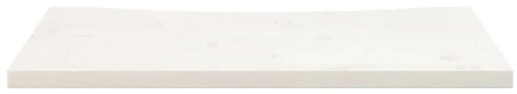 Tampo de secretária 80x40x2,5 cm pinho maciço branco