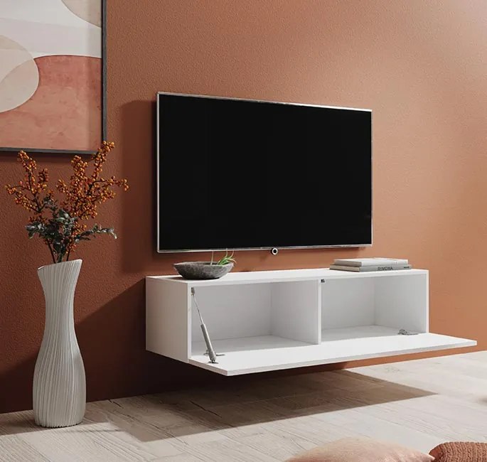 Mueble TV modelo Baza 120x30 en color blanco