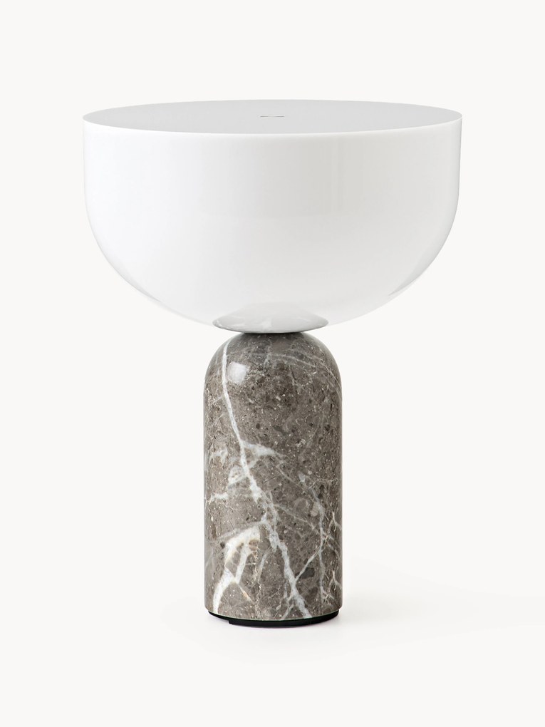 Candeeiro de mesa LED pequeno portátil e regulável em mármore Kizu