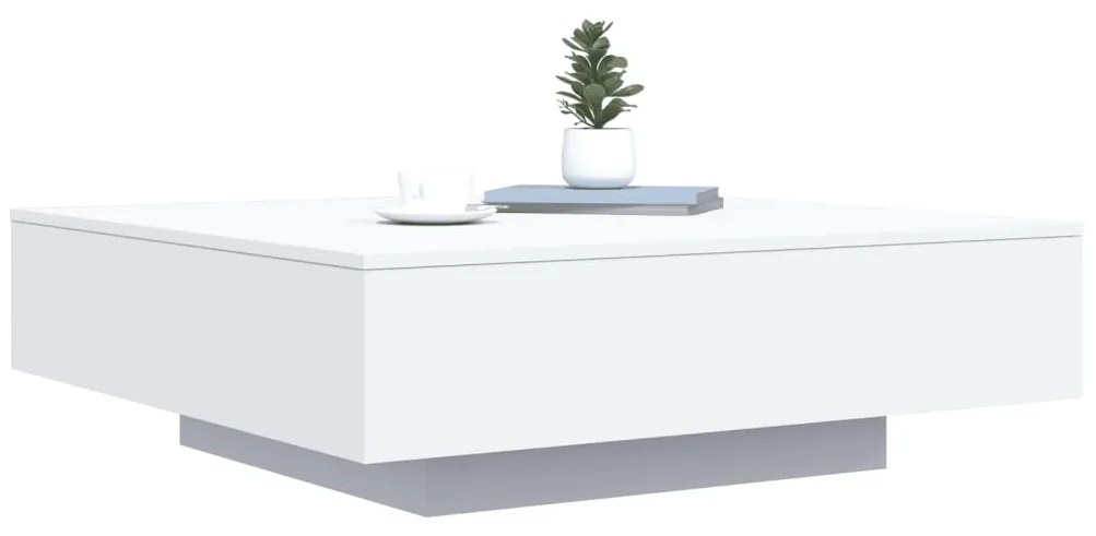 Mesa de centro 100x100x31 cm derivados de madeira branco