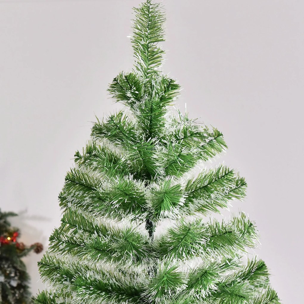 Árvore de Natal Artificial 210cm com 968 Ramos e Suporte de Metal Árvo
