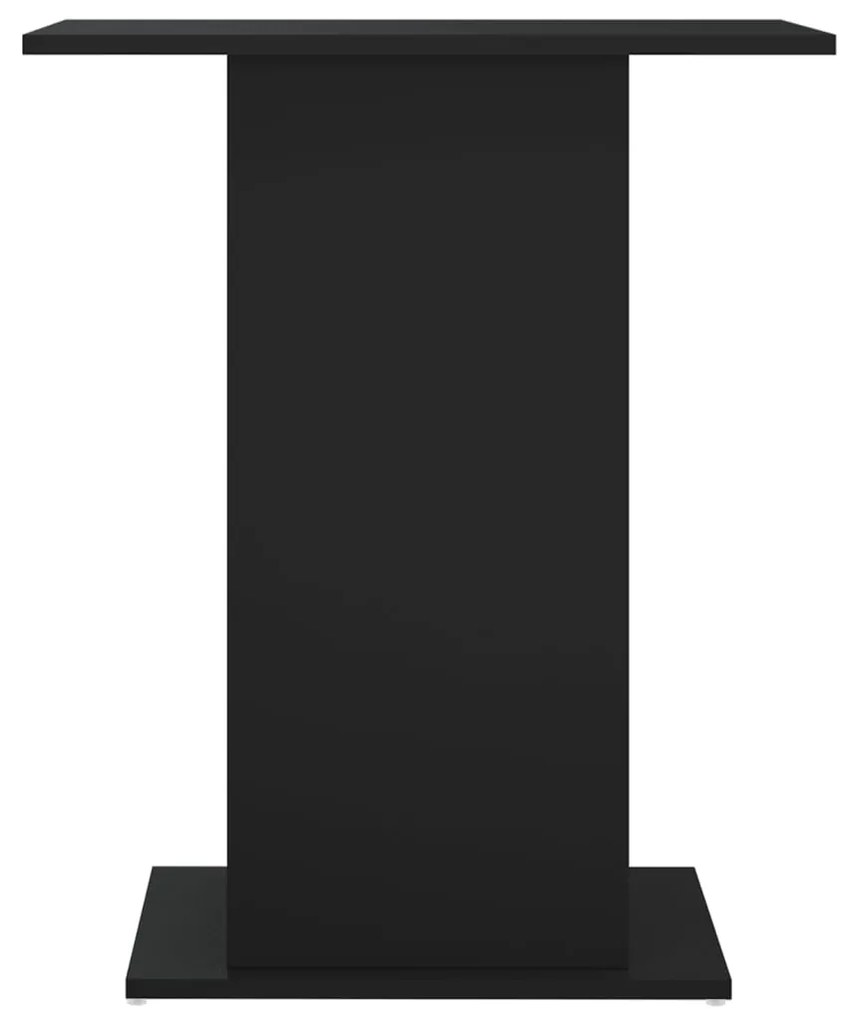 Suporte de aquário 60,5x36x72,5 cm derivados de madeira preto