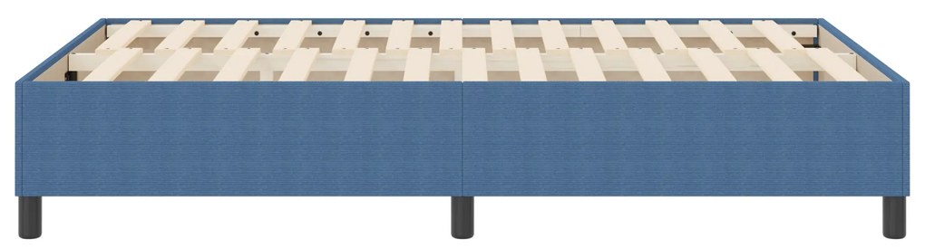 Cama Box vidaXL Azul 120x200 cm Tecido Corduroy