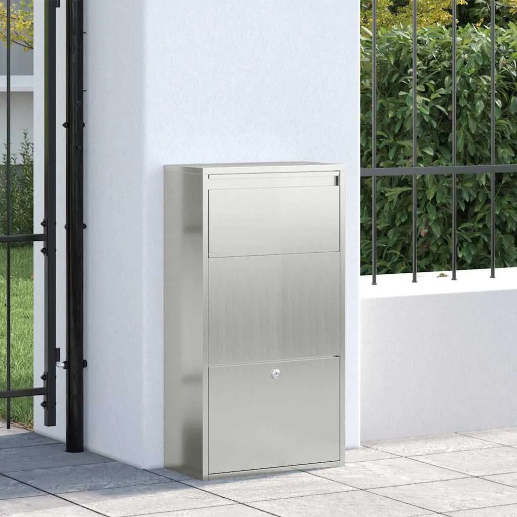 Caixa de entrega de pacotes 44x22x82 cm Aço Galvanizado