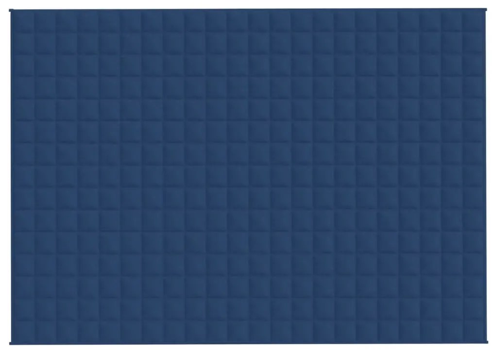 Manta pesada 11 kg 155x220 cm tecido azul