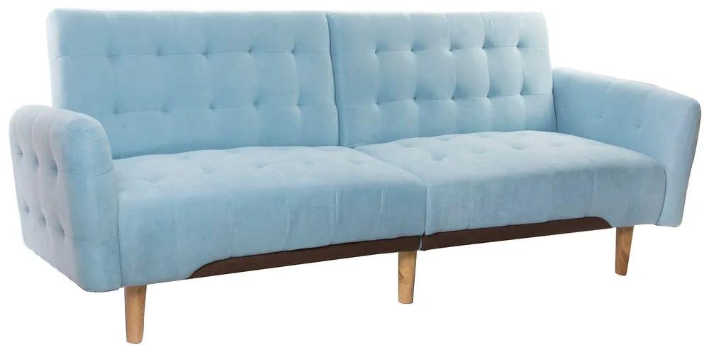 Sofá-cama DKD Home Decor Azul (200 x 85 x 85 cm)