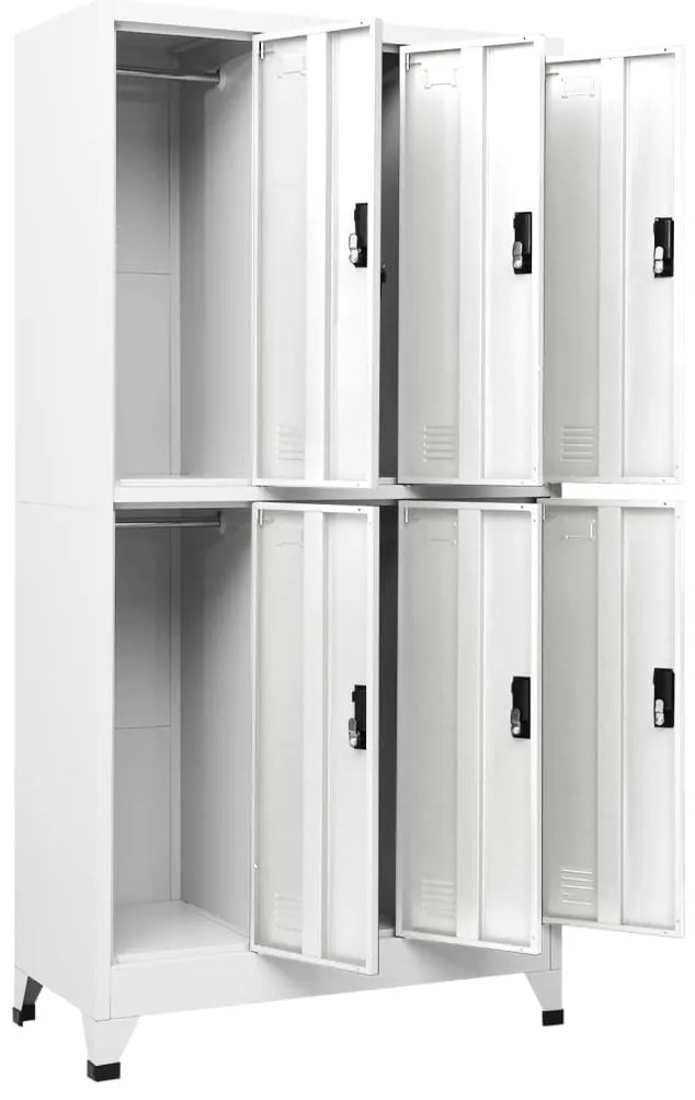 Cacifo aço 90x45x180 cm branco