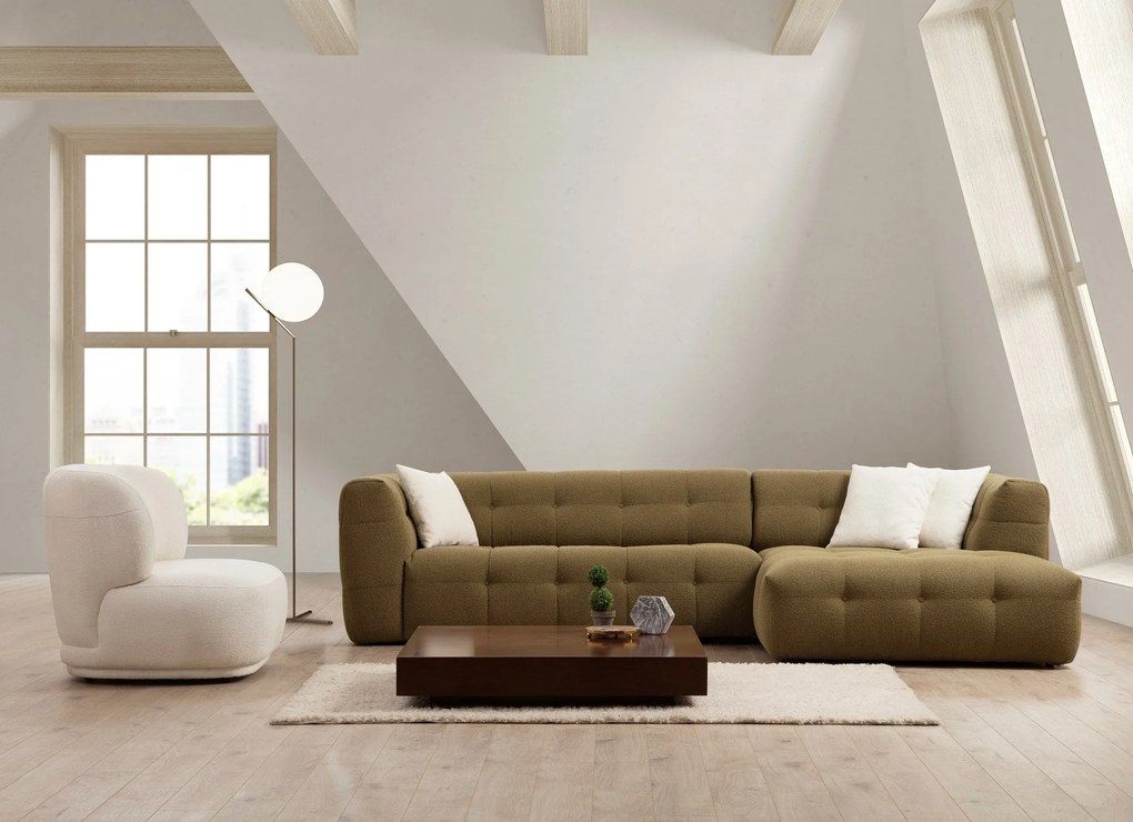 **** Sofá de Canto Cady – Caqui – 300 x 150 cm

**