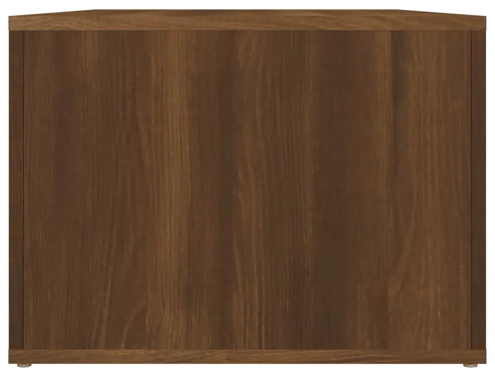 Mesa centro 80x50x36 cm derivados de madeira carvalho castanho
