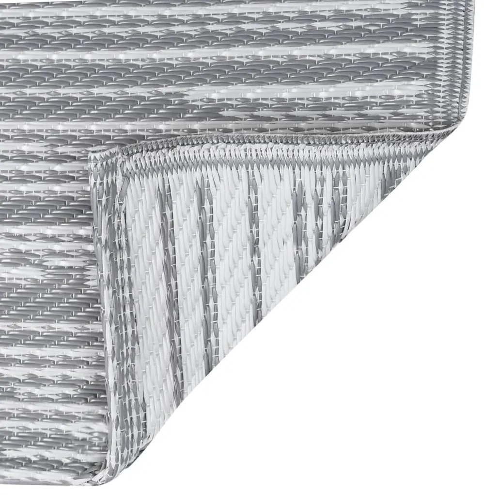 Tapete de exterior 80x150 cm ARAKIL PP cinzento