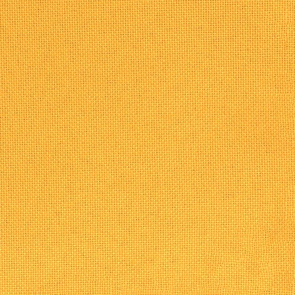 Sofá-cama 2 lugares com duas almofadas tecido amarelo