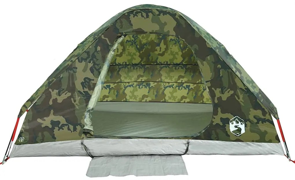 Tenda familiar cúpula para 6 pessoas impermeável camuflagem