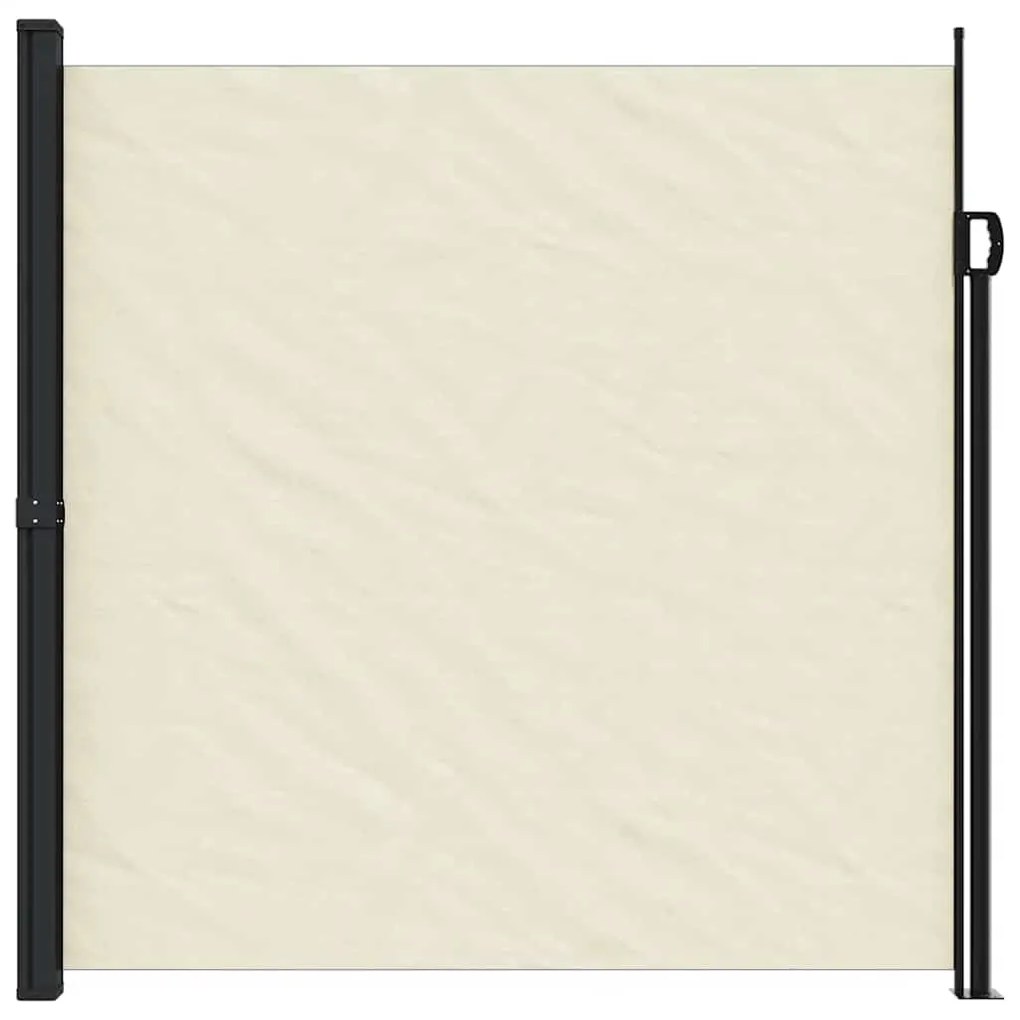 Toldo lateral retrátil 200x600 cm cor creme