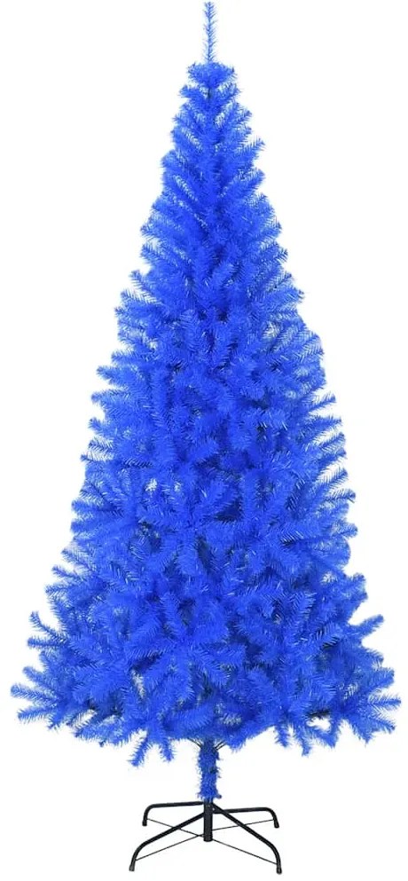 Árvore de Natal artificial com suporte 180 cm PVC azul