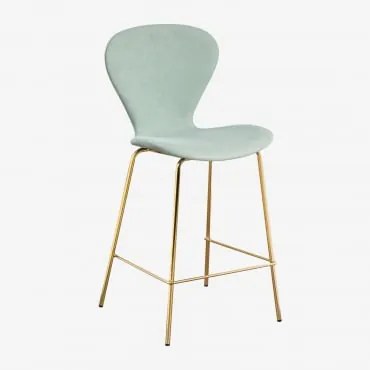 Pacote Com 4 Bancos Altos Uit ↑65 Cm & Dourado & Tecido Tropa & Tela - Sklum