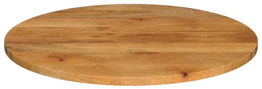Tampo de mesa redondo Ø70x2,5cm madeira de mangueira maciça