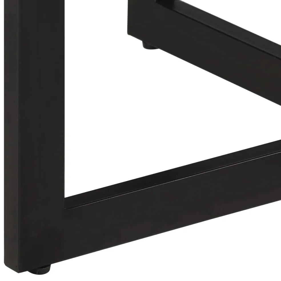 Mesa de jantar 110x75 cm madeira de mangueira maciça
