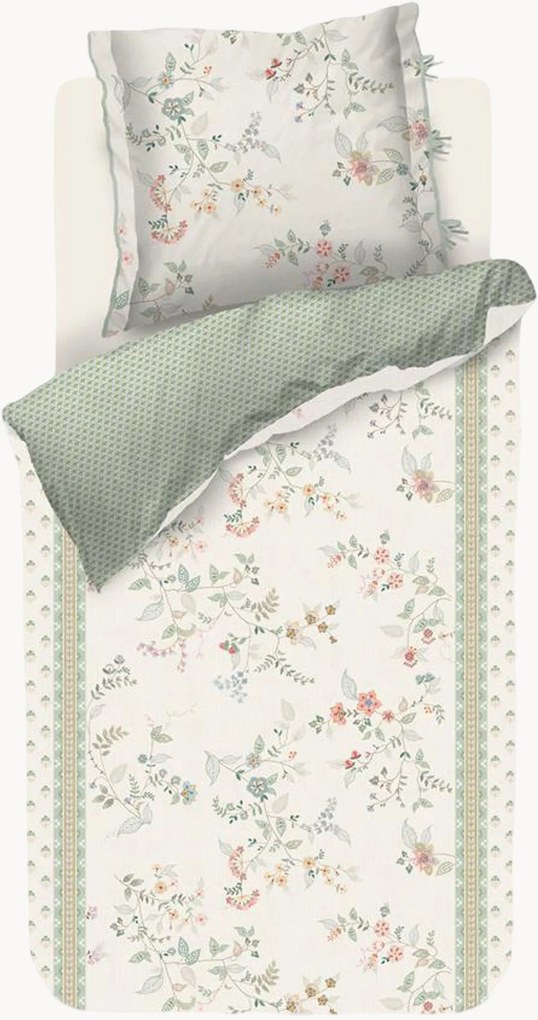 Conjunto de roupa de cama em percal de algodão Kili Flower