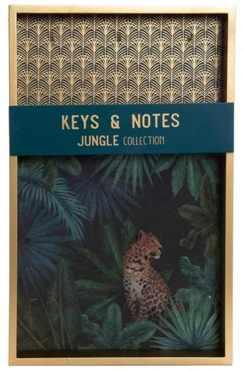 Armário para chaves DKD Home Decor Jungle (25 x 4 x 40 cm)