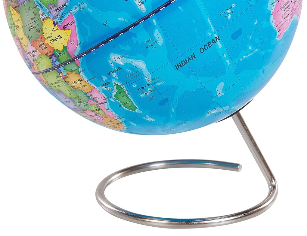 Globo decorativo 29 cm azul com magnéticos CARTIER Beliani
