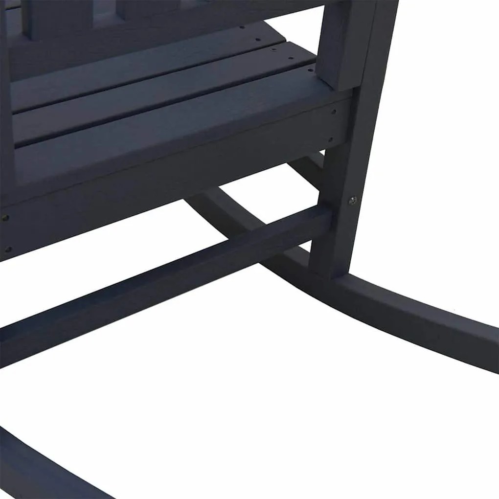 Cadeiras de Balanço vidaXL 2 pcs Azul-marinho 70x92x107.5 cm HDPE