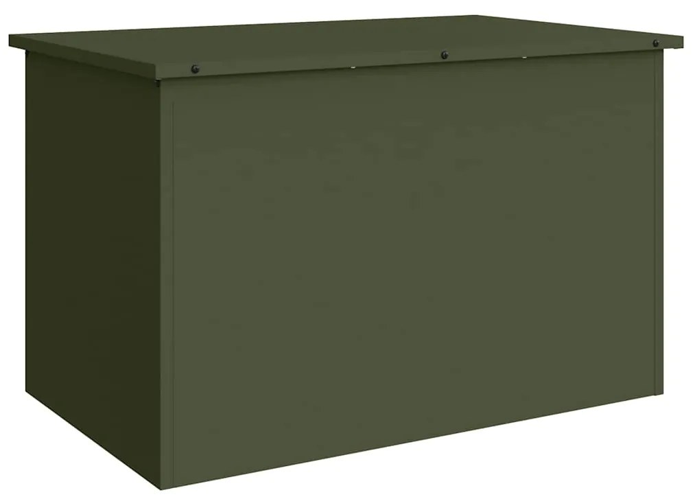 Caixa de Armazenamento Externa Verde-oliva 80 x 50.5 x 50 cm