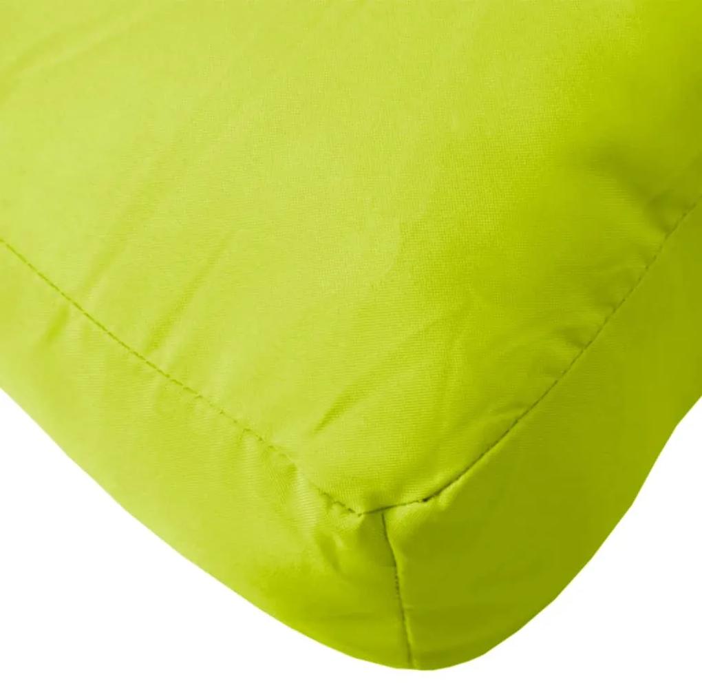 Almofadão para paletes 50x40x12 cm tecido verde brilhante