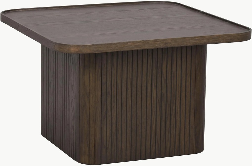Mesa de centro em madeira de carvalho Sullivan, 60 x 60 cm
