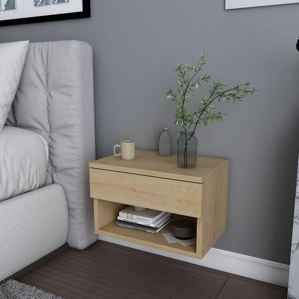 Mesa de Cabeceira Jamot – Carvalho – 44,6 x 29 x 31,9 cm