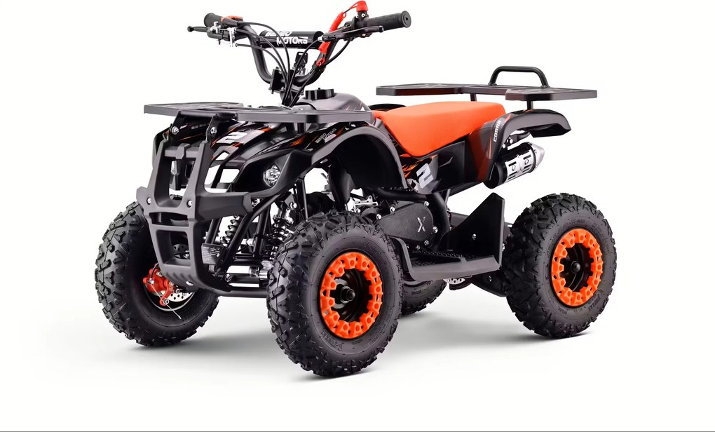 Mini Moto Infantil para crianças 5 a 9/10 anos Gasolina 50 CC Beneo Motors Cobra com limitador de velocidade Laranja