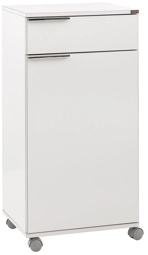 Arquivador de Escritório "Bianco" - Design Moderno - Branco - 50x100x4