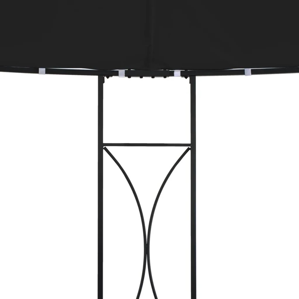 Gazebo redondo 300x290 cm antracite