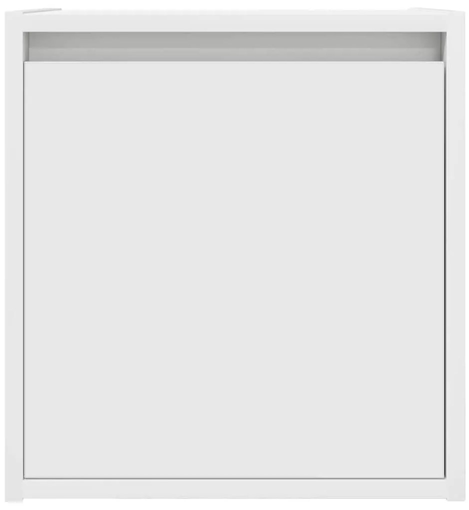 Mesas de cabeceira de parede 2 pcs 38x34x40cm branco