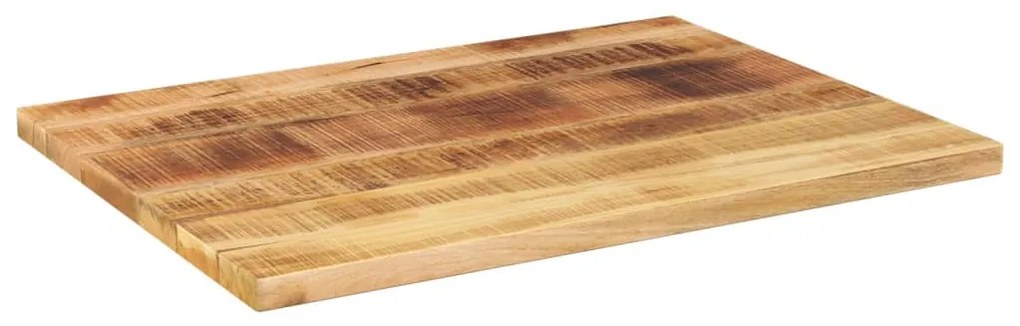 Tampo de mesa retangular 90x60x2,5 cm mangueira áspera maciça