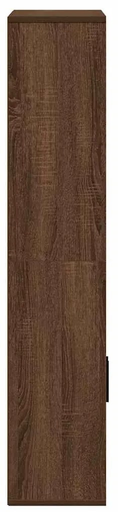 Estante 60x24x120 cm derivados de madeira carvalho castanho
