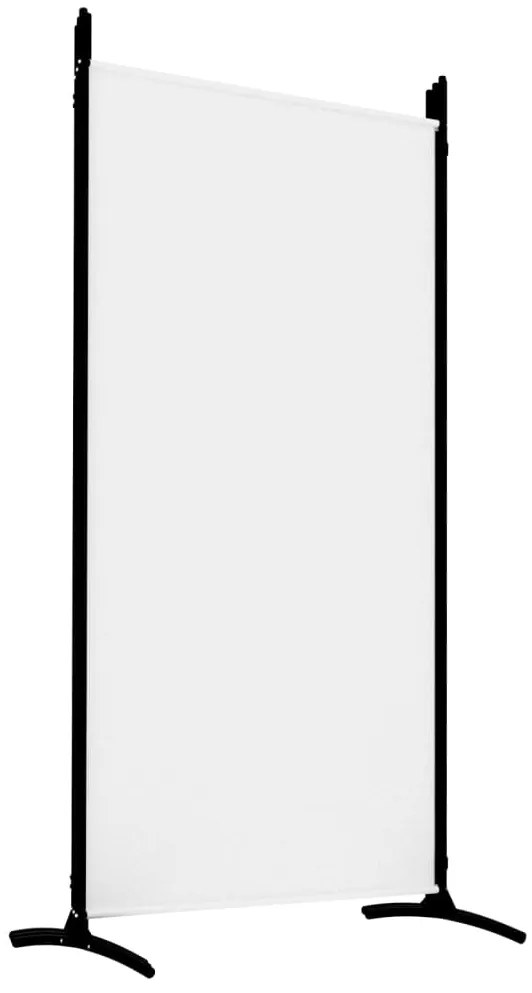 Biombo com 5 painéis 433x180 cm tecido branco